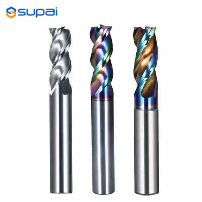 High Polished End Mills For Aluminum Milling Tools 3Flutes Router Bits
